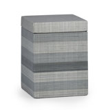 Striate Bathroom Storage Container