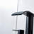Modern Matte Black 2 Handle Waterfall Bathroom Faucet