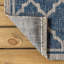 Tapis d'intérieur / extérieur bleu marine / gris Hague Moroccan Trellis-1454120753