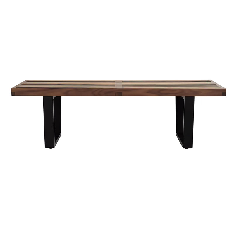 Wood Bench, Walnut