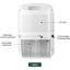 Lomana 0.8 Pints Table Top Dehumidifier for Rooms up to 20 Cubic Feet