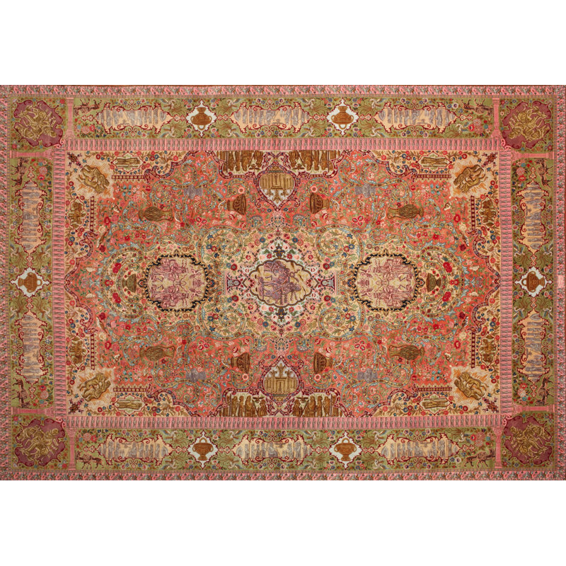 Oriental Indoor Rug, Rectangle 7' x 10'