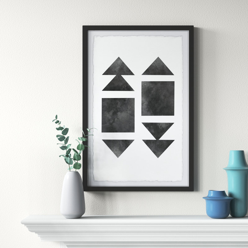 Stacked Up - Single Picture Frame Painting, 61 cm H x 41 cm W