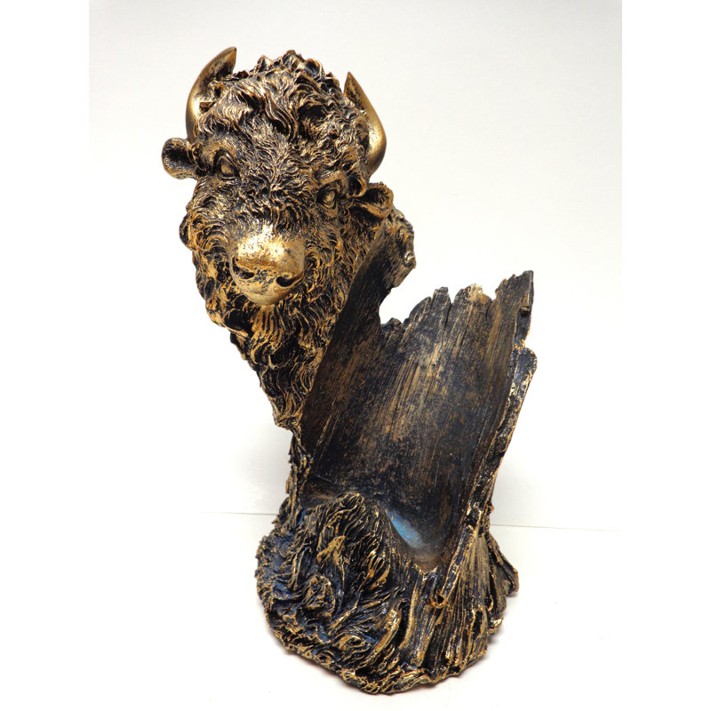 Buffalo Bust Bottle Holder