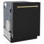 Zline Autograph Edition 24" Monument Series Dishwasher In Black Matte-304361918
