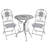 Amity 2 - Person Metal Patio Dining Set with Round Table