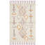 Powell Handmade Tufted Wool Orange/Grey/Ivory Rug-22735881