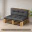 Coussins de remplacement épais, coussins de palette d'extérieur (coussin seulement)-744643446