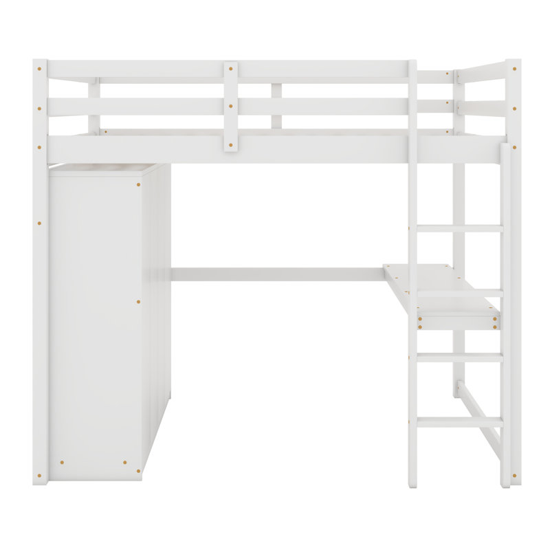 Lit pour enfant Shauna, Blanc