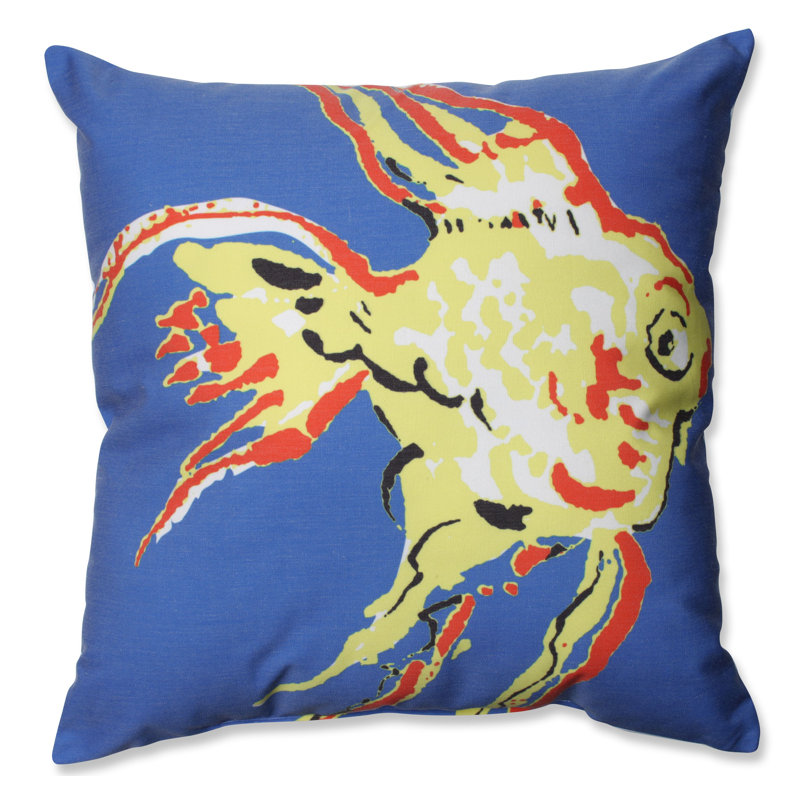 Cotton Blend Throw Pillow