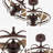 Latravion 3 - Blade Caged Ceiling Fan with Remote Control and Light Kit Included-1369672801-1369672802