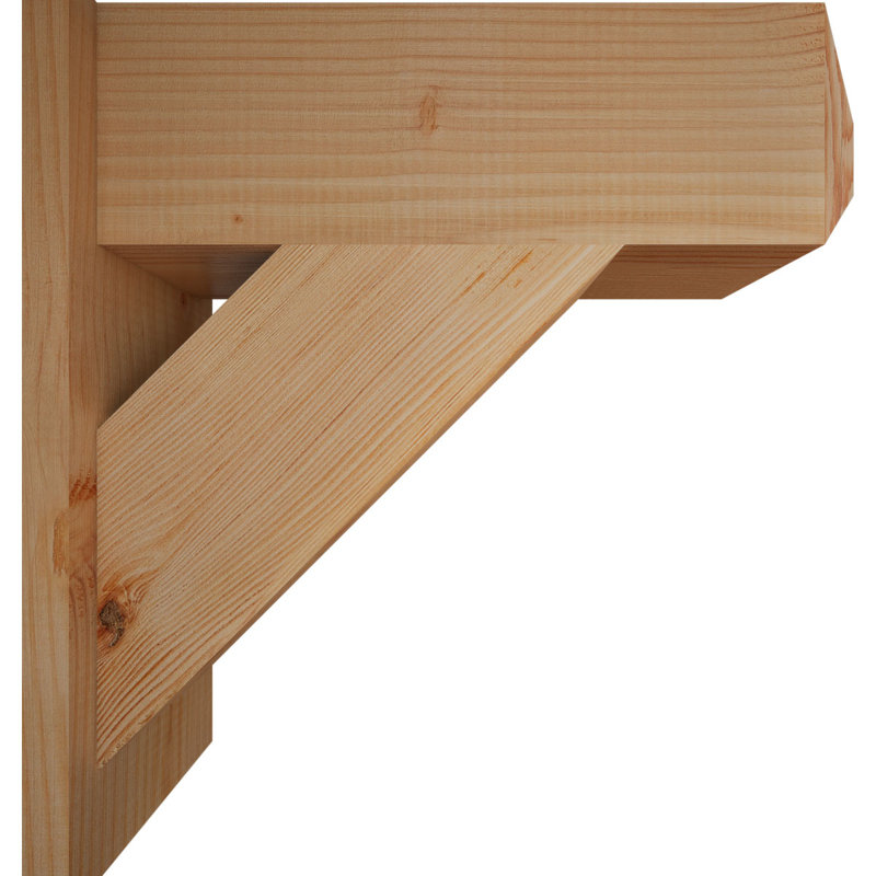 Artisan traditionnel en bois rustique, P 20 po x H 20 po, Sapin Douglas de 7 1/2 po (lisse)