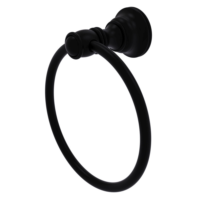 Anneau porte-serviette Freyja, Noir mat