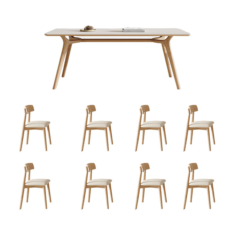 Classic Oak Dining Table and Chairs