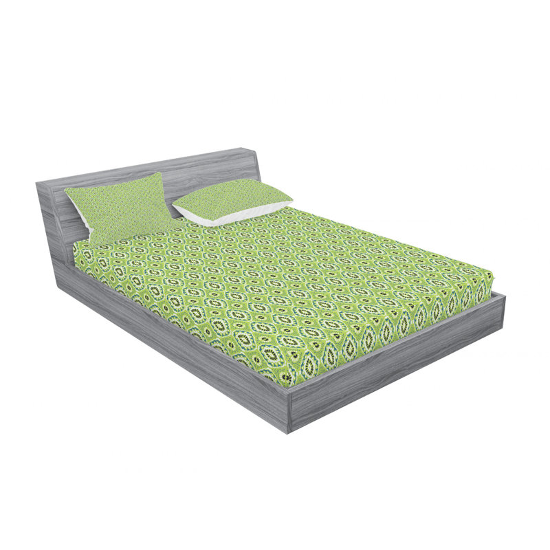 Microfiber Sheet Set, Queen Sheet Set with Fitted Sheet