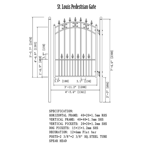 Dimensions du produit