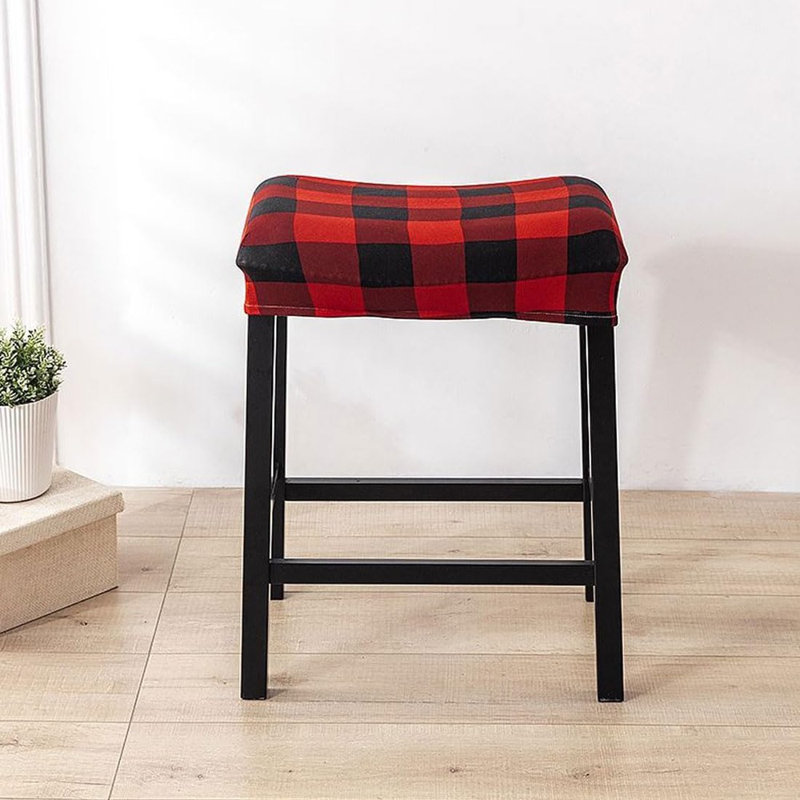 Bar Stool Cover Rectangle Set Of 4 Printed Stretch Counter Height Bar Stools Slipcovers Saddle Stool Slipcover Bench Seat Protector Backless Bar Stools Covers For Kitchen Counter