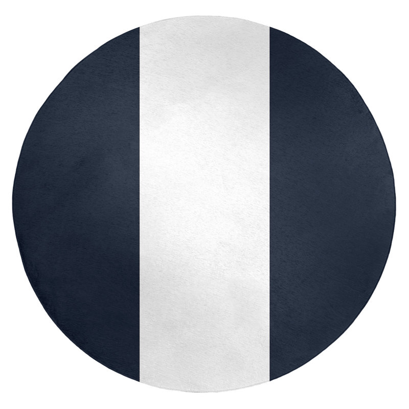Chenille Indoor Rug, Round 5'