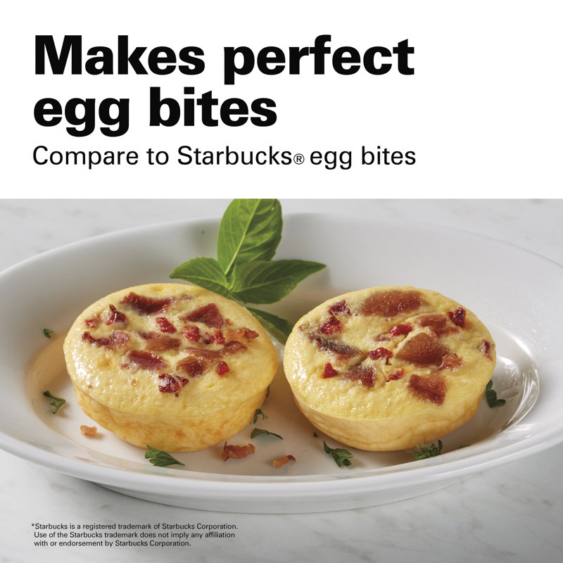 Mint Electric Egg Bite Maker with Nonstick Tray