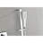 Shower System With Shower Head, Hand Shower, Slide Bar,, Shower Arm, Hose, Valve Trim, And Lever Handles