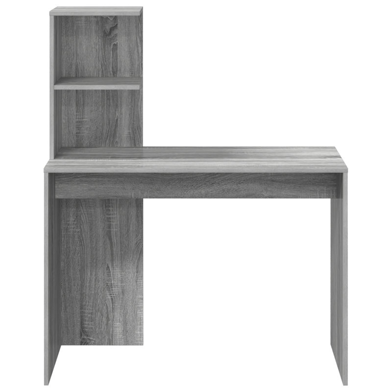 Writing Desk Particle Board Standard, Grey Sonoma