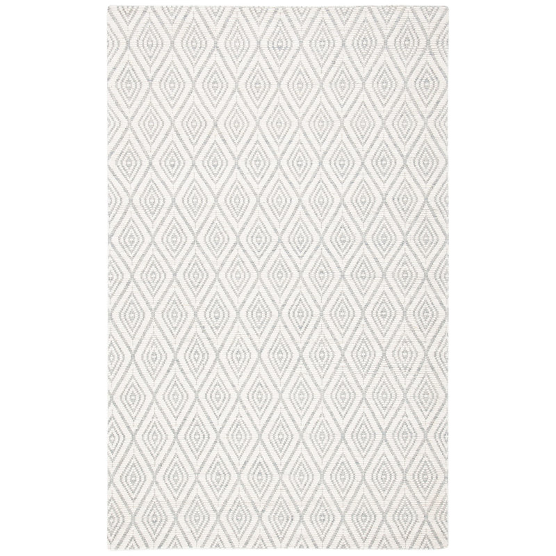 Karaline Hand Woven Wool And Cotton With Latex Oriental Rug, Rectangle 3' x 5'
