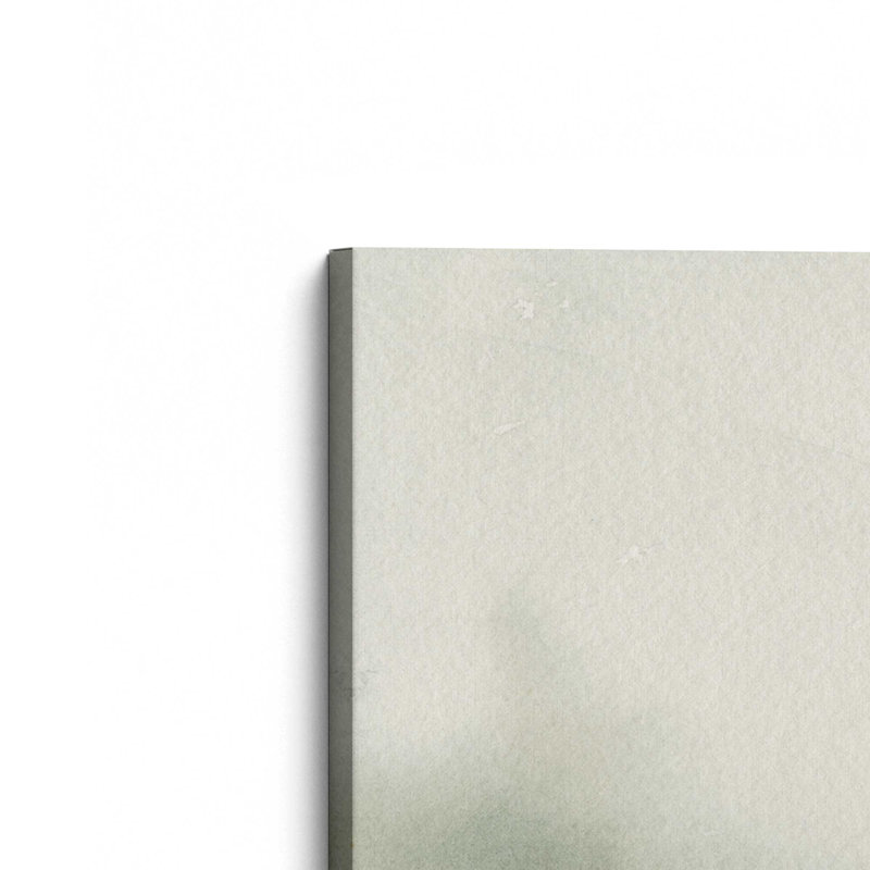 Impression sur toile «Mute Green Tranquility I», Toile tendue, H 18 po x l 12 po x P 1,25 po