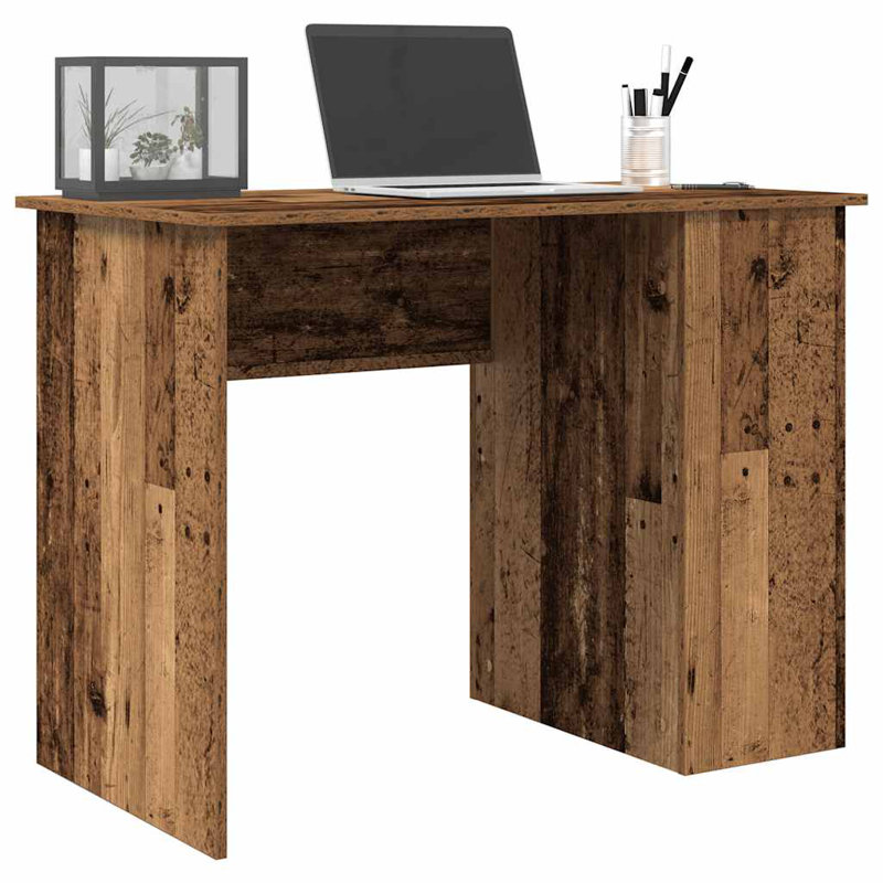 Justinich Computer Desk, Old Wood