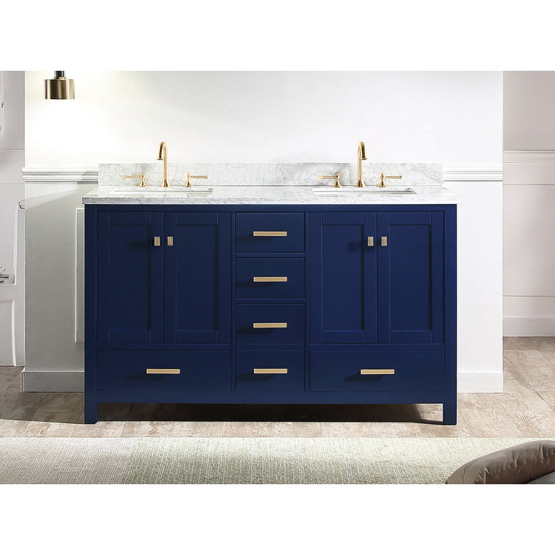 Ensemble de meuble-lavabo double 60 po Whitney