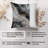 Abstract Gray Marble Geode Pattern IX Modern-99959429