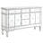 Duchess 5-Drawer Mirrored Storage Accent Cabinet Silver