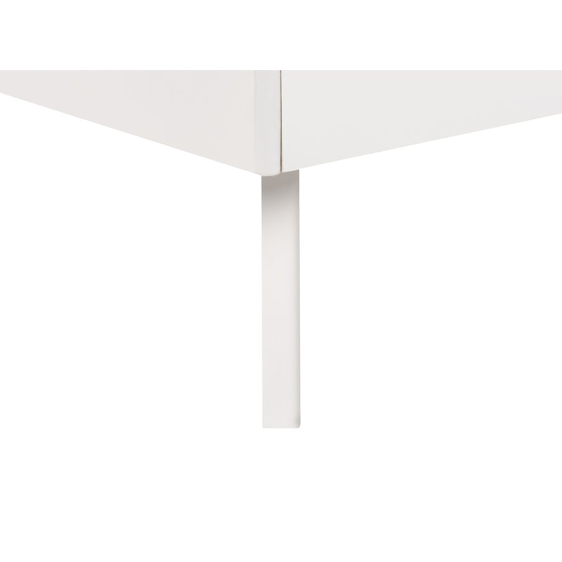 Hagaman Bed, European Kingsize (160 x 200cm), White