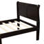 Lit plateforme simple: bois massif avec tête de lit et lit de taille design, s'adapte confortablement au matelas