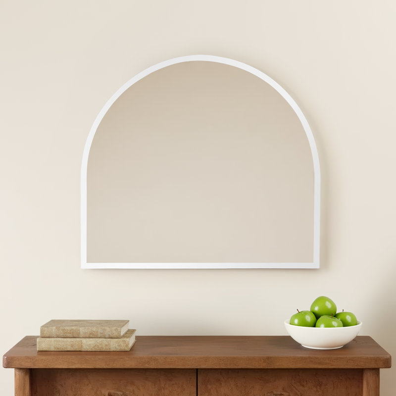 Frameless Arched Mirror Short