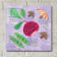Art mural en verre épique «Veggie Time 3» par Farida Zaman, 12 po x 12 po