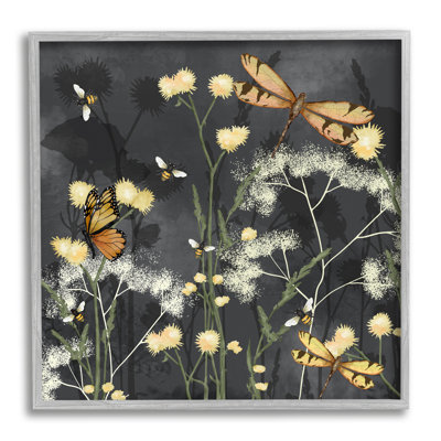«Modern Herbs On Gray on Canvas» par Jade Reynolds, impression