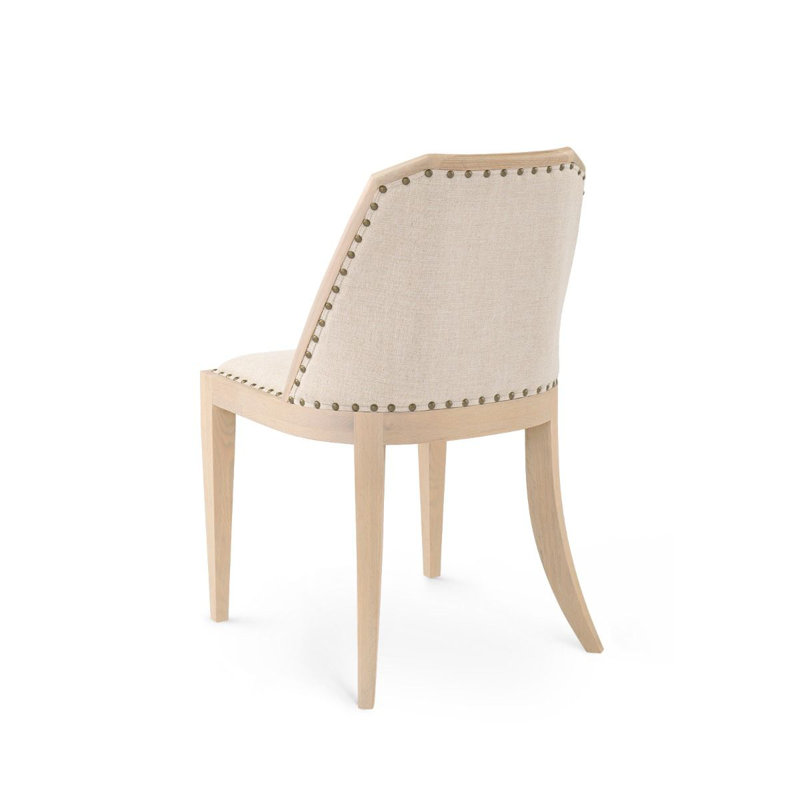 Aria Upholstered Dining Chair, Oak