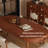 The Ancient Dining Table And Chairs 8 - Person Solid Wood Solid Wood Top Four Leg Dining Set