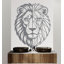 Adhésif décoratif lion à motif géométrique lion, art mural lion, autocollant, amoureux des lions, décorations murales pour salle de bain, autocollants 243DRE-1797772107-1797772103
