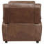 Fauteuil d'appoint rembourré brun foncé Worthington