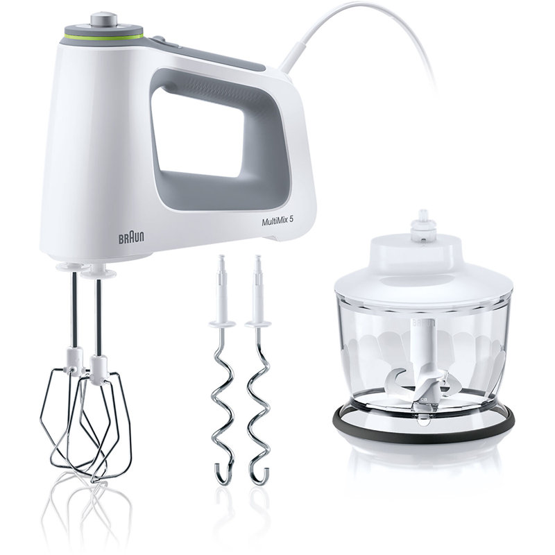 Braun Multimix 5 Hand Mixer In White, HM5130WH