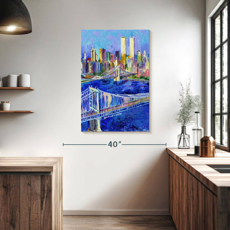 Sirci vibrant New York, H 39 po x l 26 po