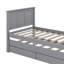 Lit plateforme simple avec lit gigogne et tiroirs Herline-378604679