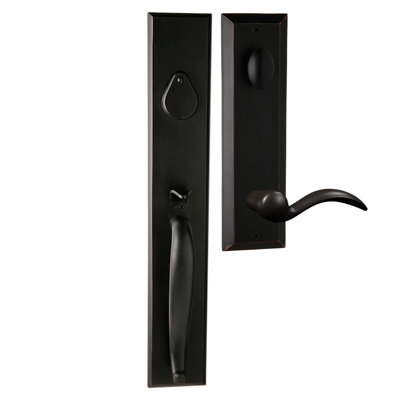 Ensemble de poignées Charleston en bronze huilé Bravura 980G-909 avec levier Columbus
