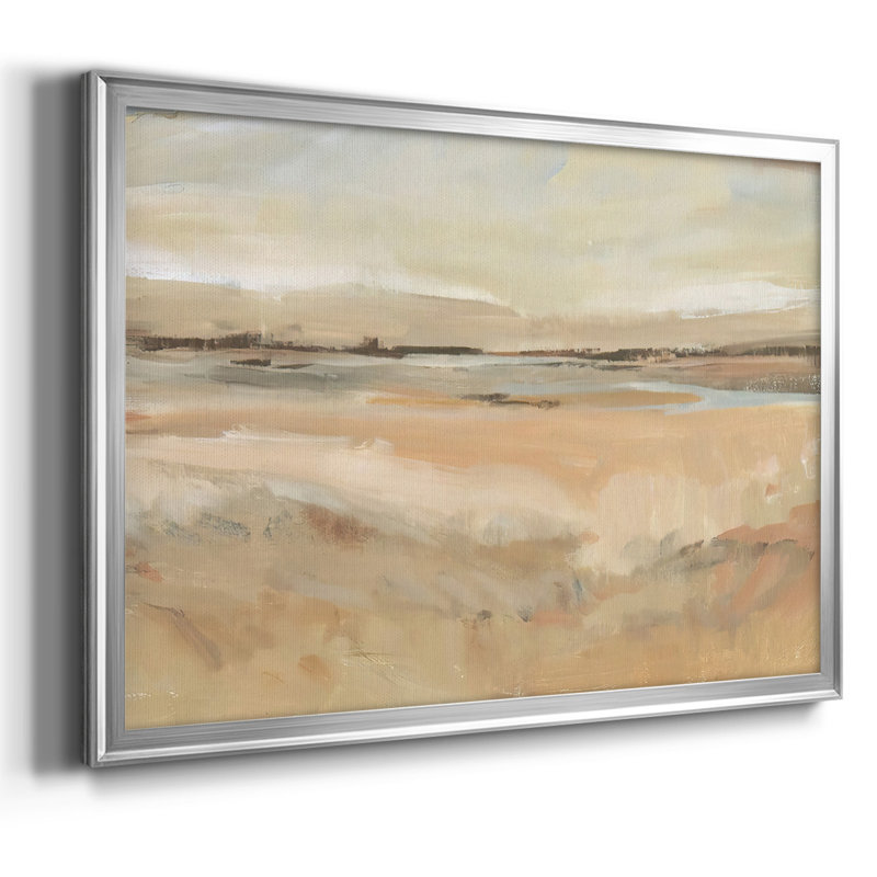 «Earth Tone Landscape II», toile tendue avec châssis, Argent, H 26 po x l 38 po x P 1,5 po