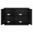 48" Fluted Buffet Table with Adjustable Shelves & Cable Management — Black Grain Transitional Sideboard for Dining Room | Alston-1597187167