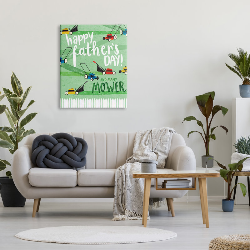 «Happy Father's Day», impression sur toile, H 40 po x l 30 po x P 1,5 po