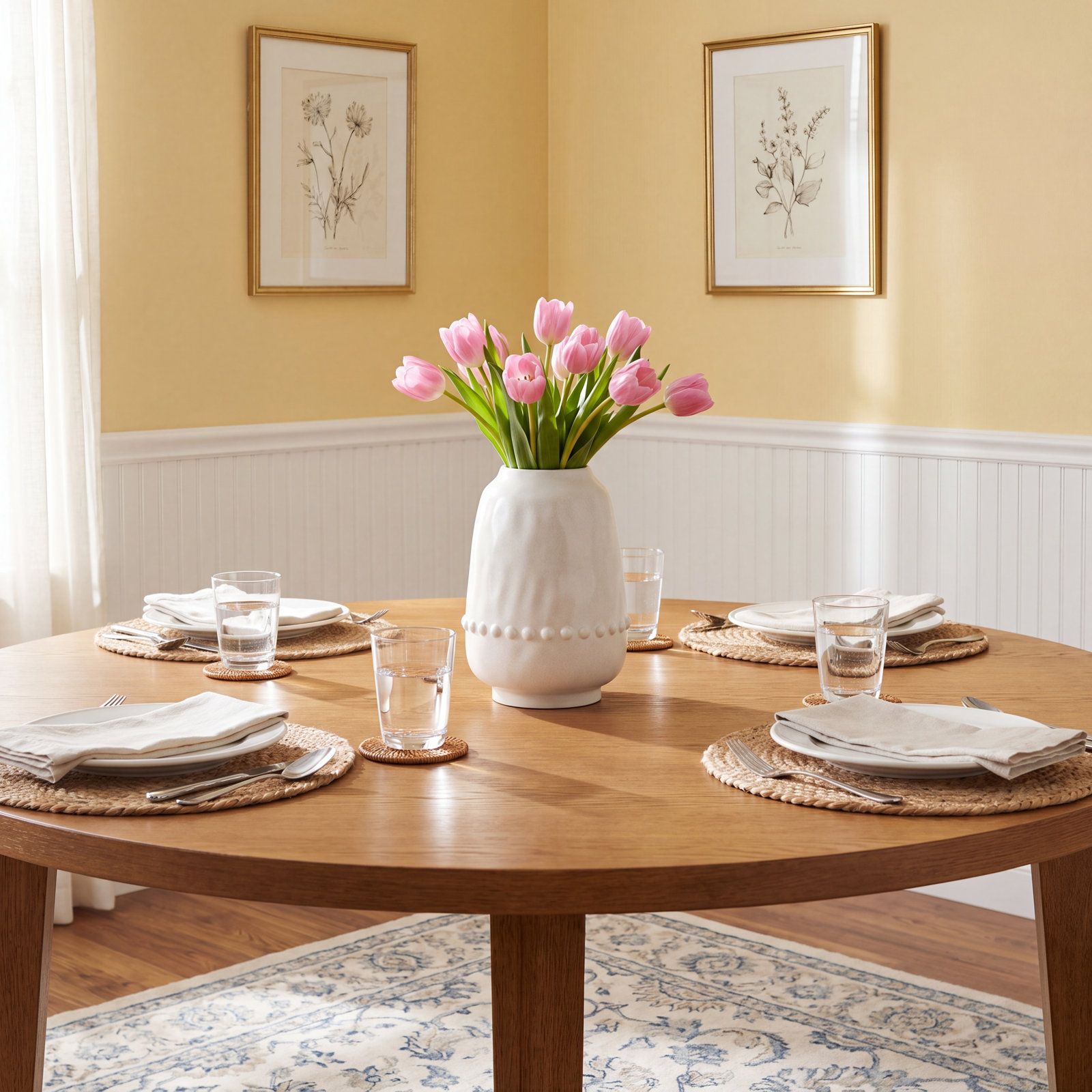 Tylea 14.4'' Handmade Ceramic Table Vase