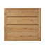 Commode 4 tiroirs Novella - Placage de chêne naturel épais et aléatoire
