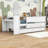 Twin Wooden Daybed with Trundle and Built-in-Desk-1660090275